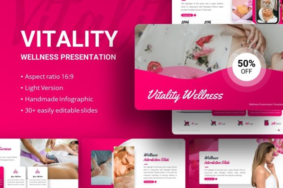 Download Presentation Template - Vitality - Vitality Collection