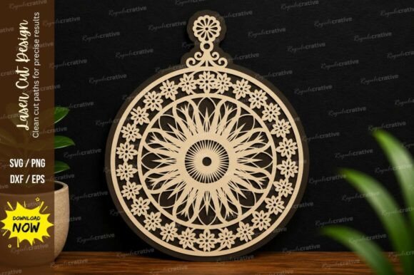 Download Mandala Ornament SVG | Intricate Laser - Premium Resources