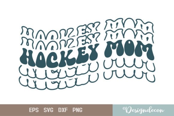 Download Hockey Mom Retro Hippie Sublimation SVG - Retro Collection