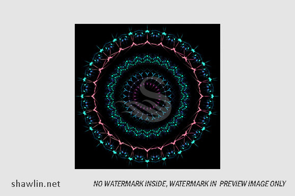 Download Decorative Tribal Mandala Artwork in Bla - Tribal mandala Collection