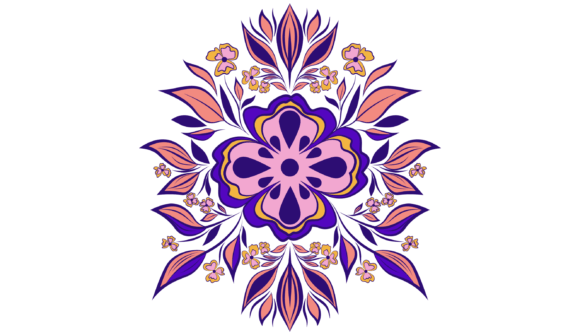 Download Floral Circular Pattern - Circular pattern Collection