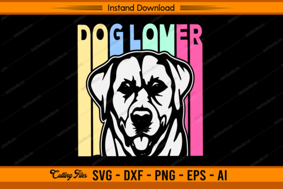 Download Dog Lover Vintage Retro Color Design - Retro Collection