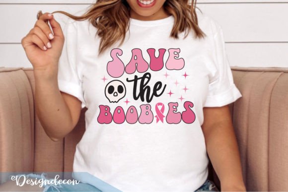 Download Save the Boobies Retro Sublimation SVG - Retro Collection